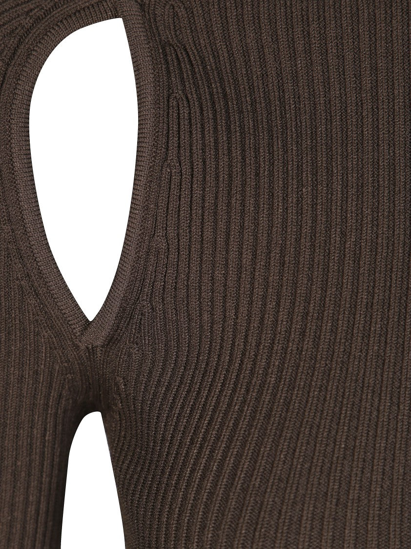 Max Mara Ala Cropped Top With Ribbed Texture