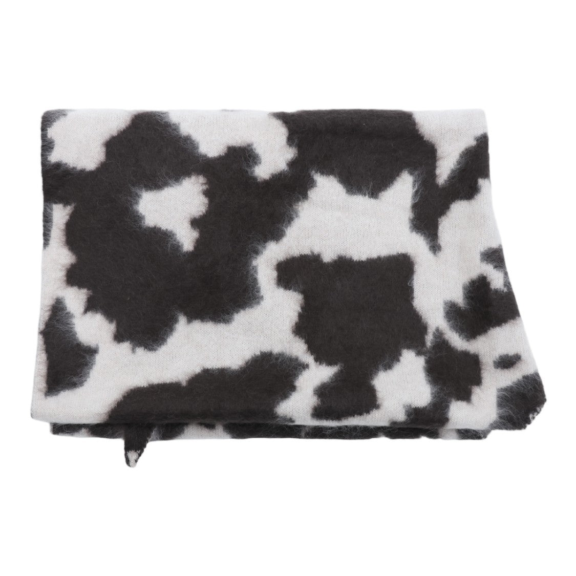 Guest In Residence Cow Print Plush Scarf