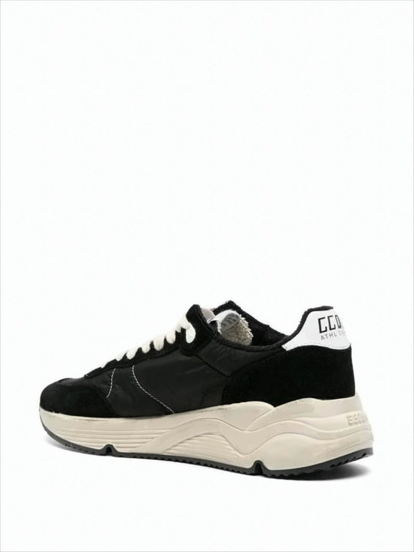 Golden Goose Black Suede Sneakers With Signature Star Accent