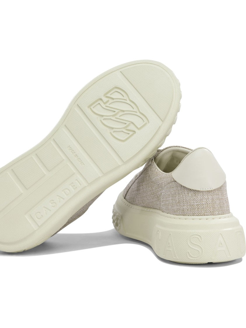 Casadei Textured Slip-On Sneakers With Cushioned Sole