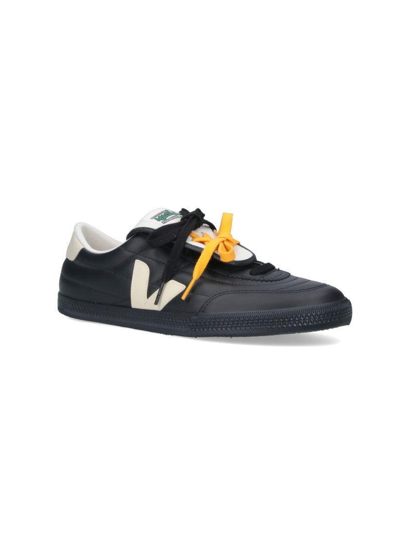 Veja Black Panenka Leather Low-Top Sneakers