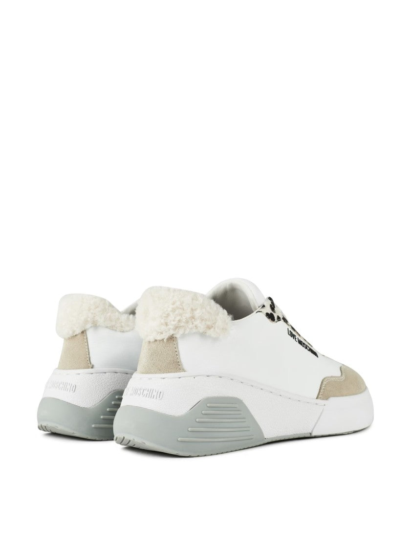 Moschino Leopard Detail Chunky Sneakers