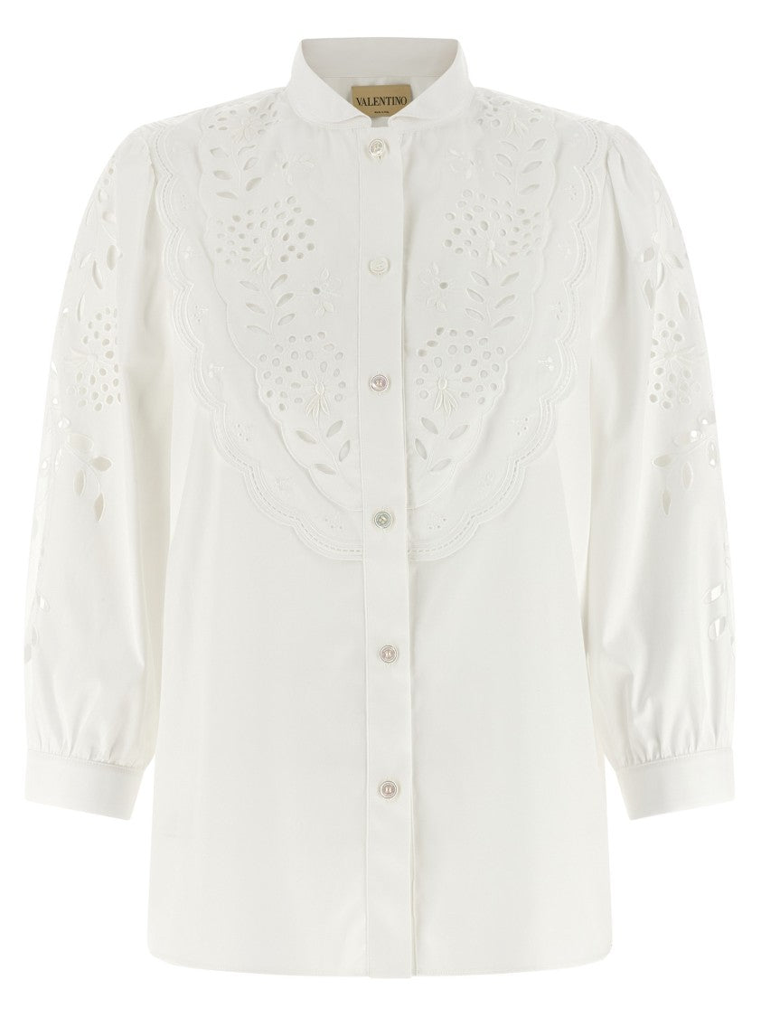 Valentino Garavani Shirt Embroidered Sangallo
