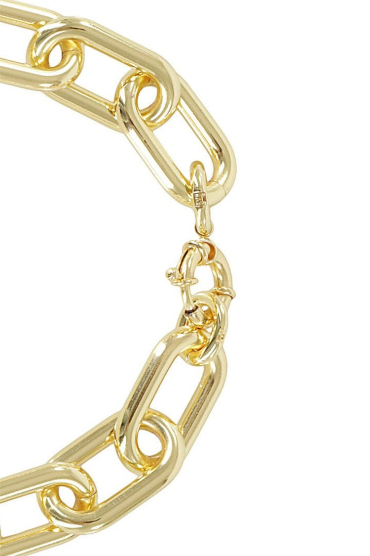 Federica Tosi Gold Norah 18K Gold-Plated Link Necklace