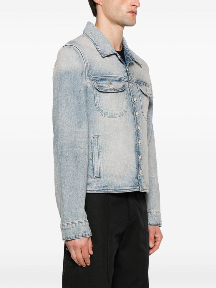 Courrèges Light Blue Cotton Denim Jacket