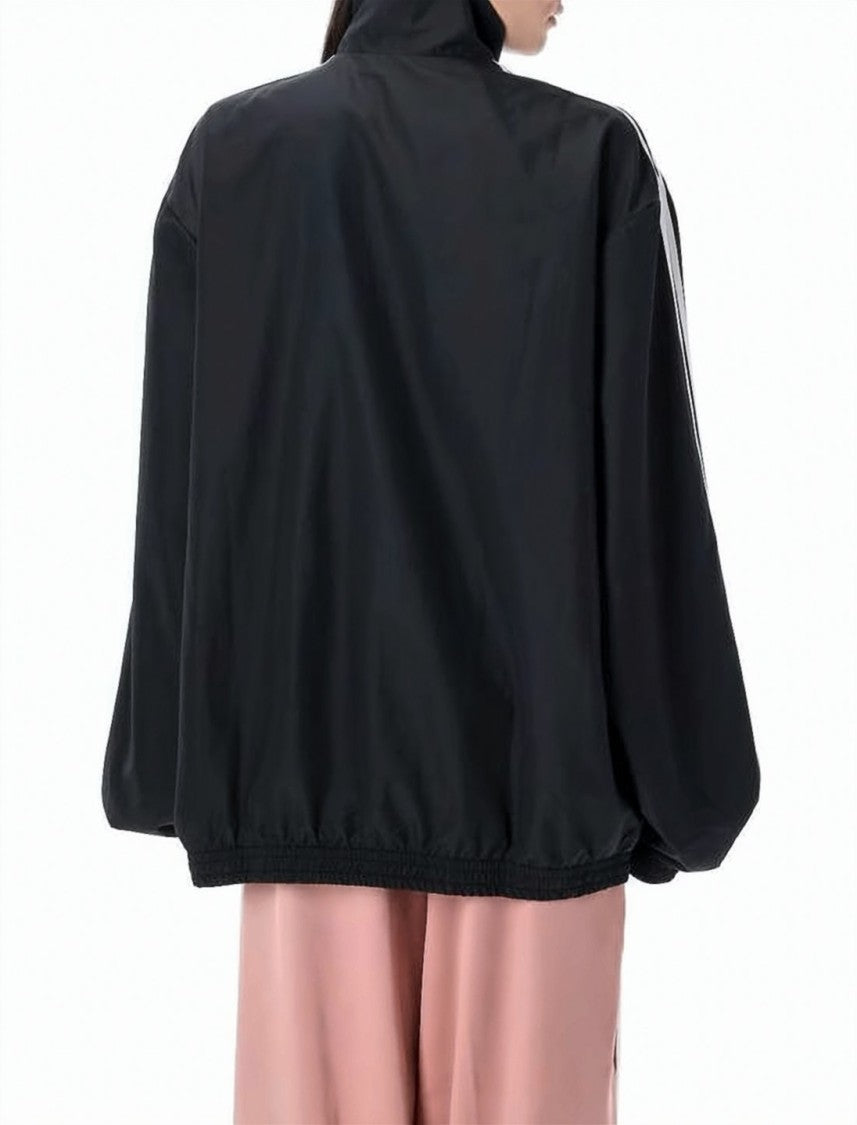 Adidas Oversized Track Top With High Collar