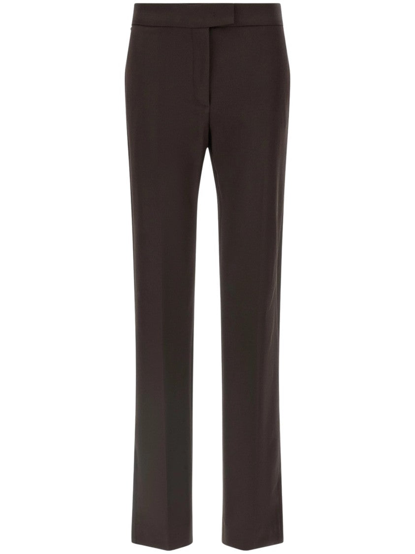Sportmax Guglia Low-Rise Gabardine Flared Pants