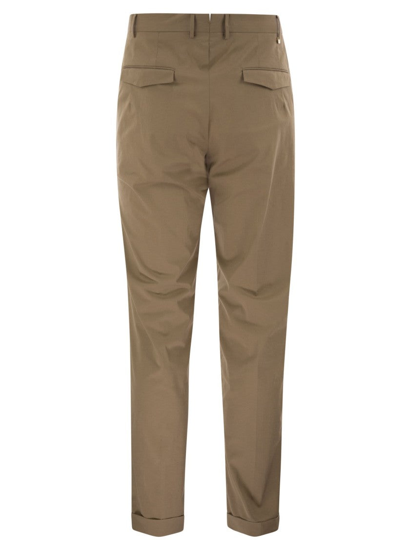 Pt Torino Master-Fit Cotton-Blend Trousers