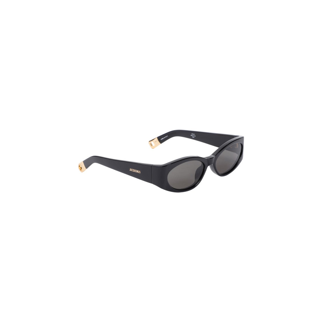 Jacquemus Les Lunettes Ovalo Black Acetate Sunglasses