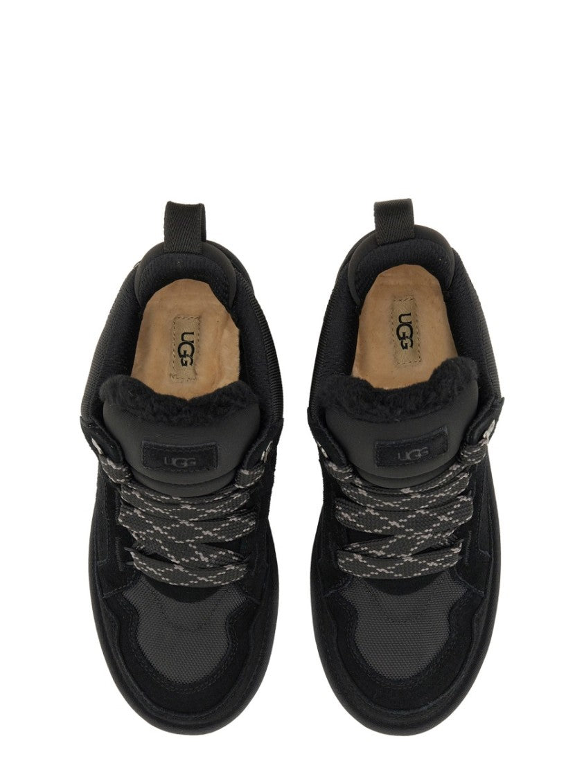 Ugg Lowmel Textured Panels Leather Sneakers