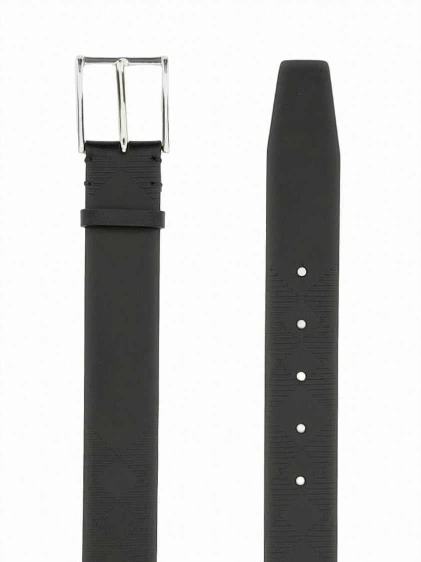 Burberry Black Calf Leather Belt