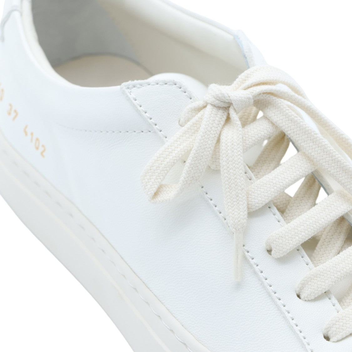 Common Projects Low-Top Leather Sneakers With Embossed Detail