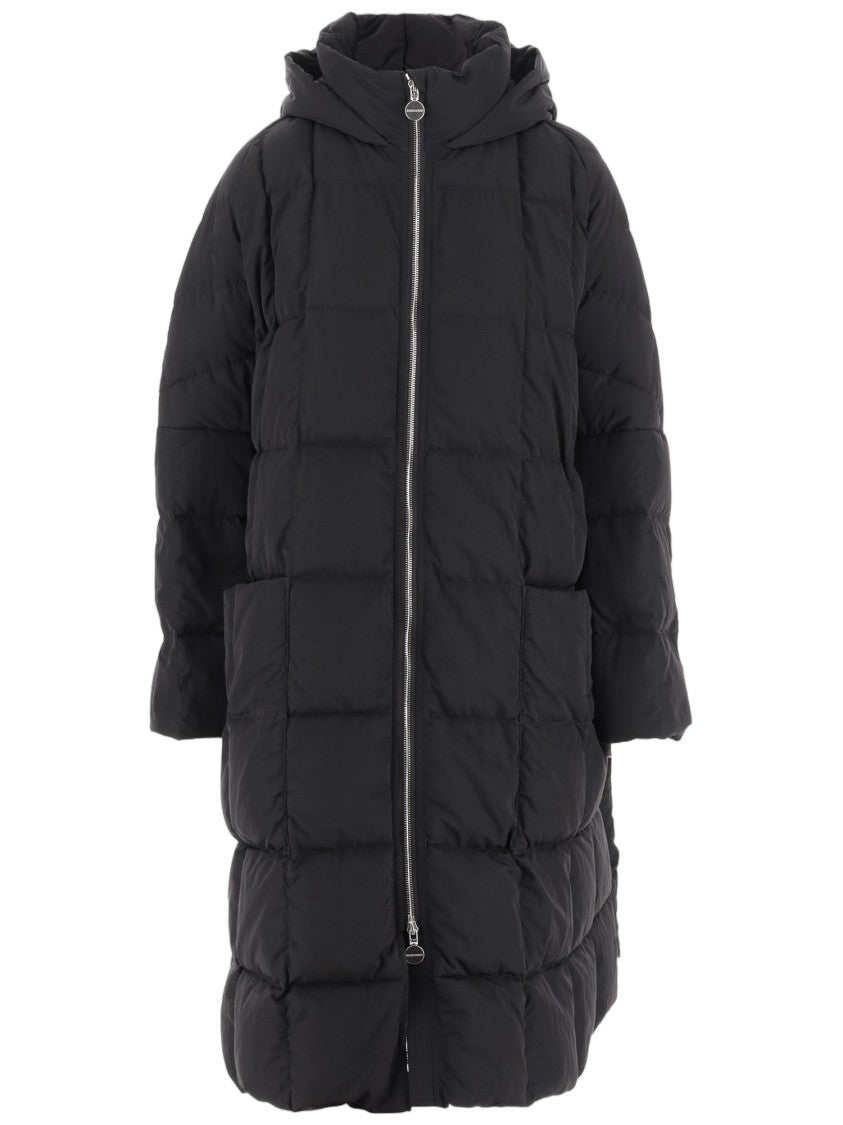 Ienki Ienki Quilted Puffer Coat With Hood And Oversized Fit