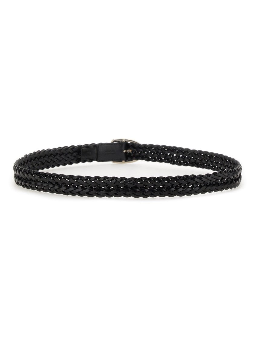 Tom Ford Braided Calf Leather Belt
