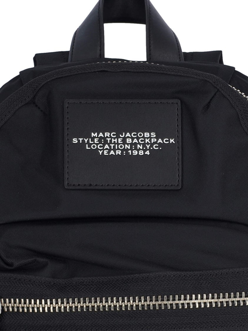 Marc Jacobs Black The Biker Medium Nylon Backpack