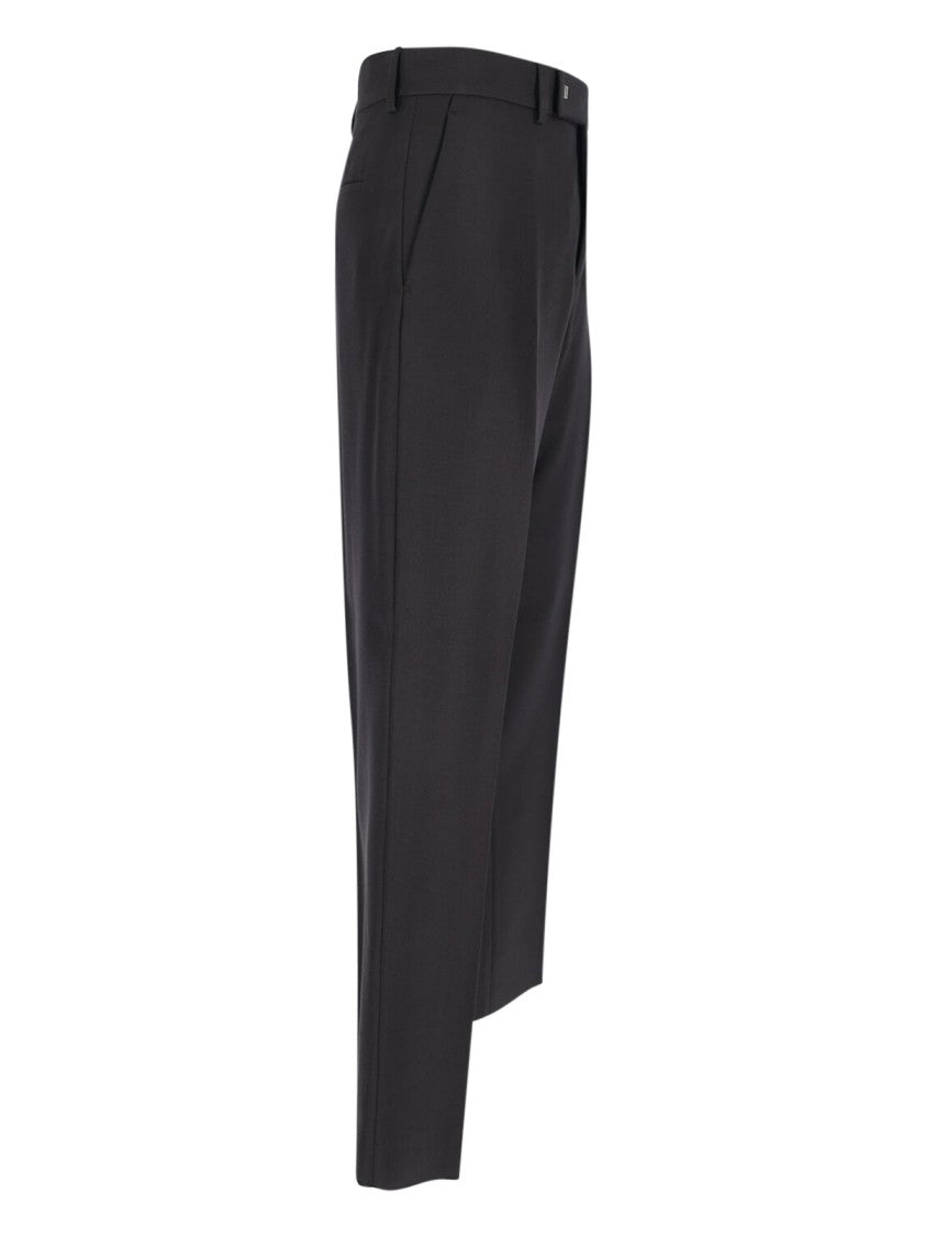 Fendi Wool-Blend Pants – Black