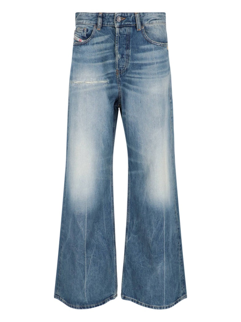 Diesel "1996 D-Sire" Wide Jeans – Blue