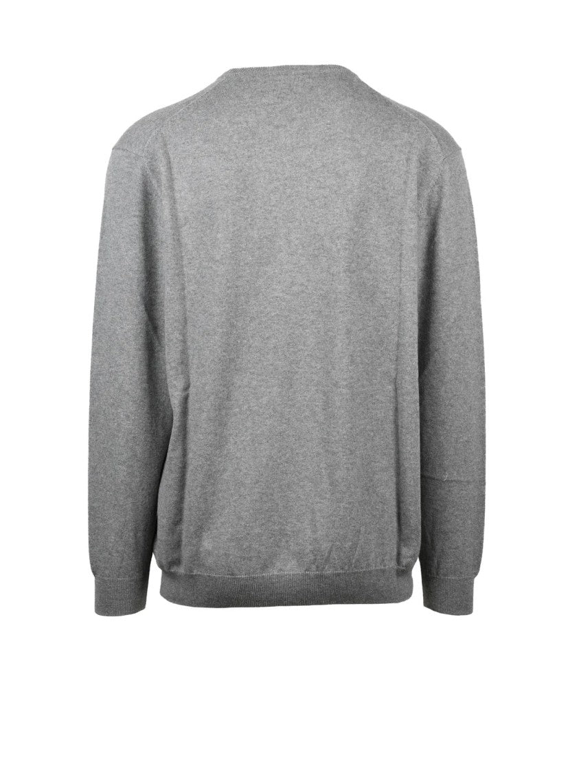 Cashmere Company P. Classic Crew Neck Sweater In Premium Cotton-Cashmere Blend