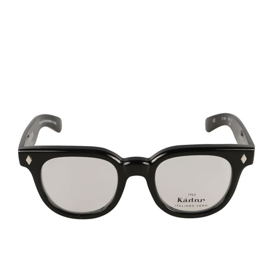Kador Orbit Square Frame Sunglasses With Glossy Black Finish