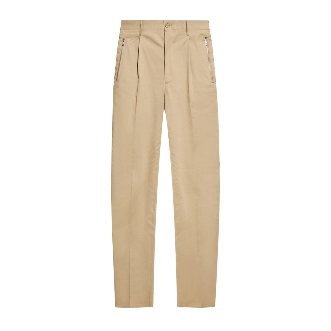 Etro Tailored Carrot Leg Trousers With Zipped Pockets