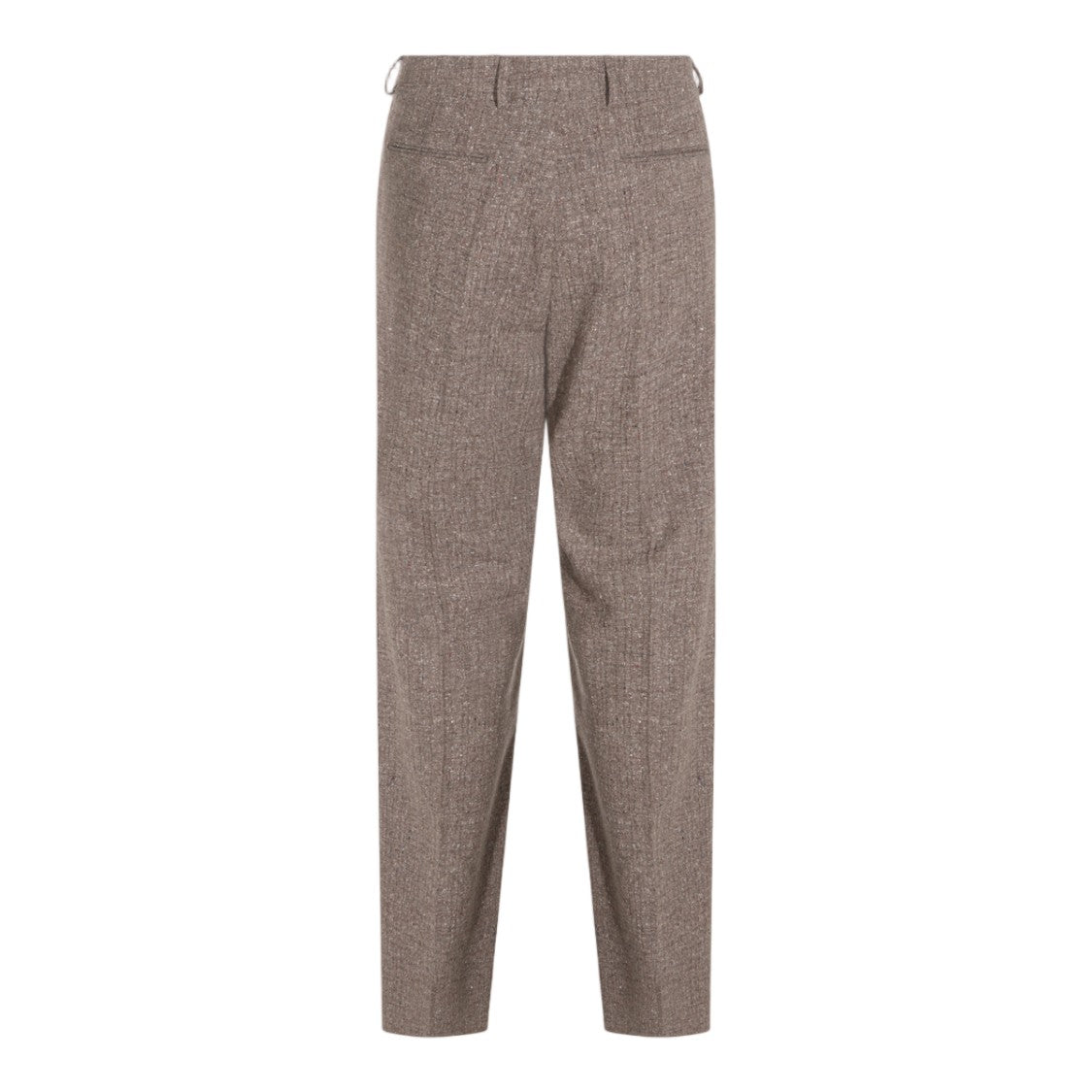 Valentino Tailored Trousers With Textured Fabric And Concealed Fastening