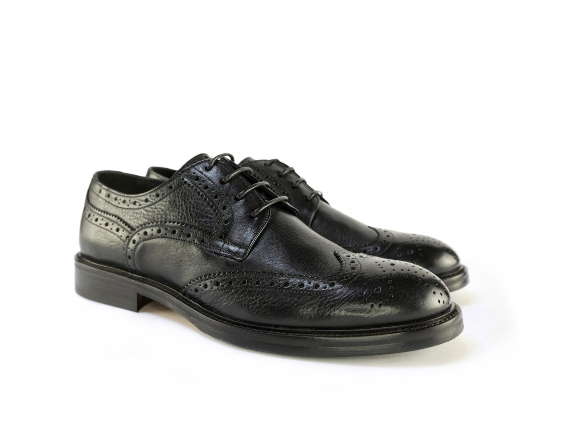 Ton Gout Derby Priston With Textured Buffalo Leather