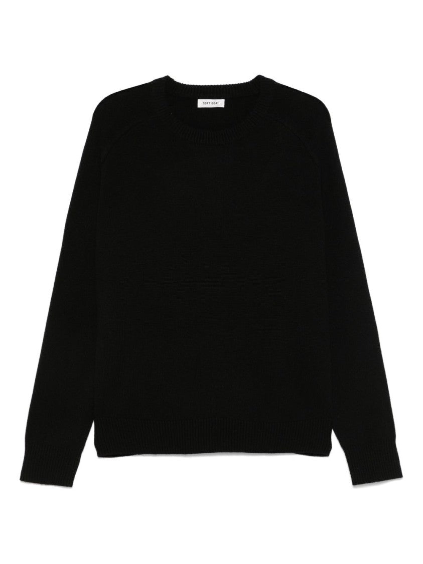 Soft Goat Cashmere Boyfriend Crewneck Sweater