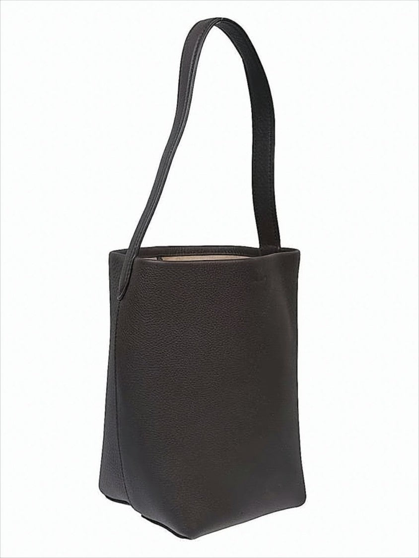 The Row Textured Calf Leather Tote Bag