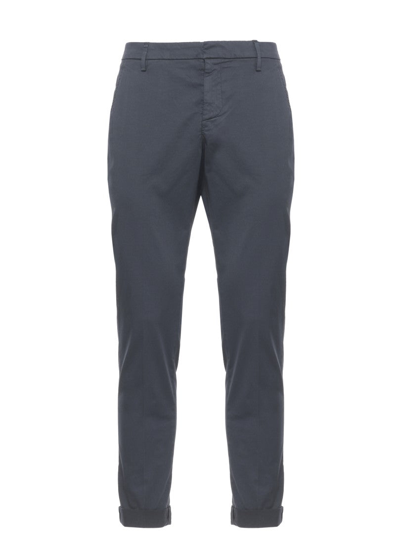 Dondup Blue Gaubert Cotton Chino Pants