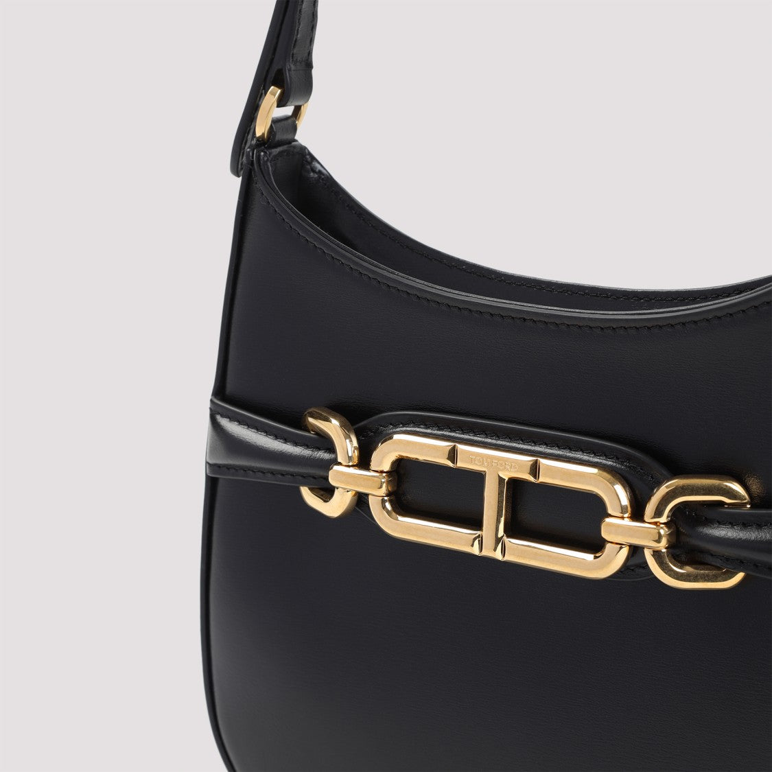 Tom Ford Black Calf Leather Mini Bag