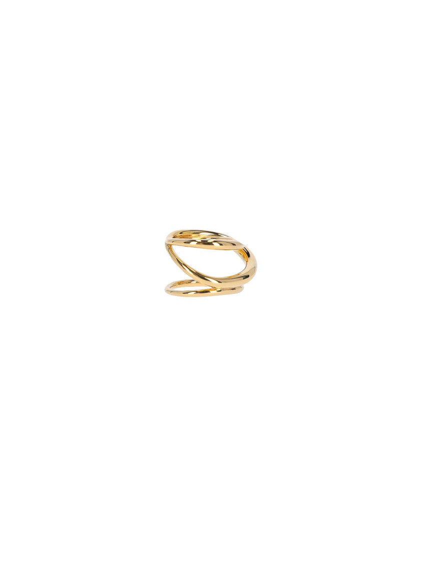 Charlotte Chesnais Gold Triplet Interlocking Silver Ring