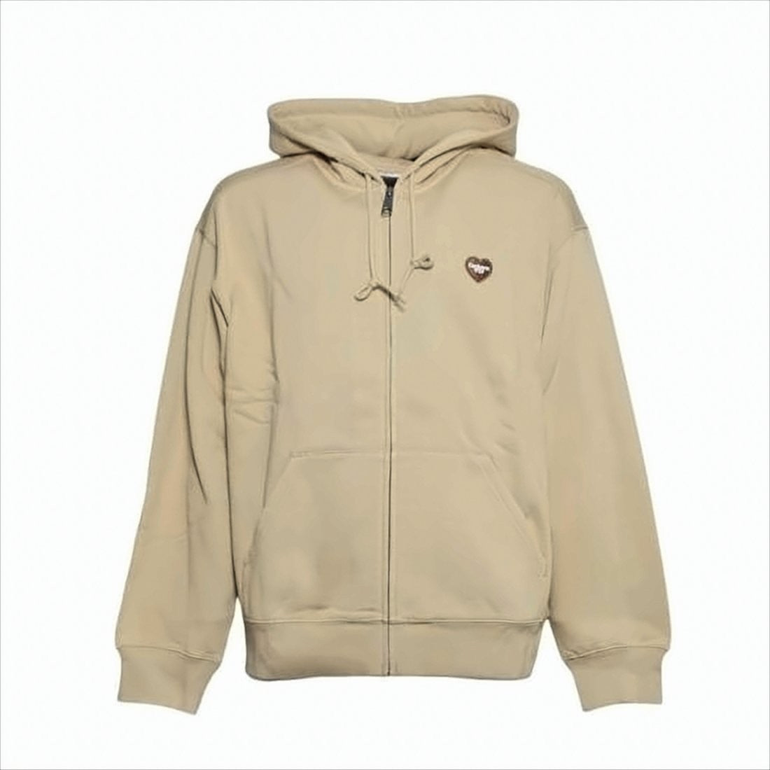 Carhartt Wip Beige Relaxed Fit Zip-Up Hoodie