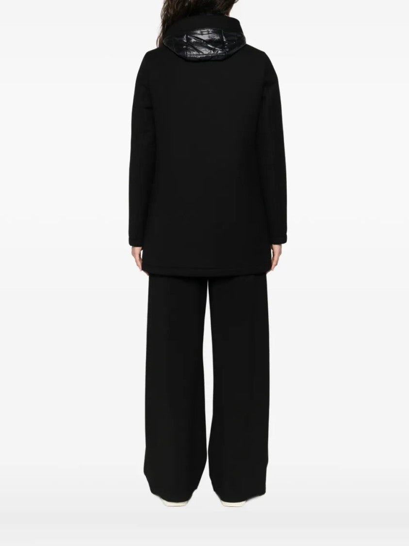 Herno Minimalist Black Hooded Jacket