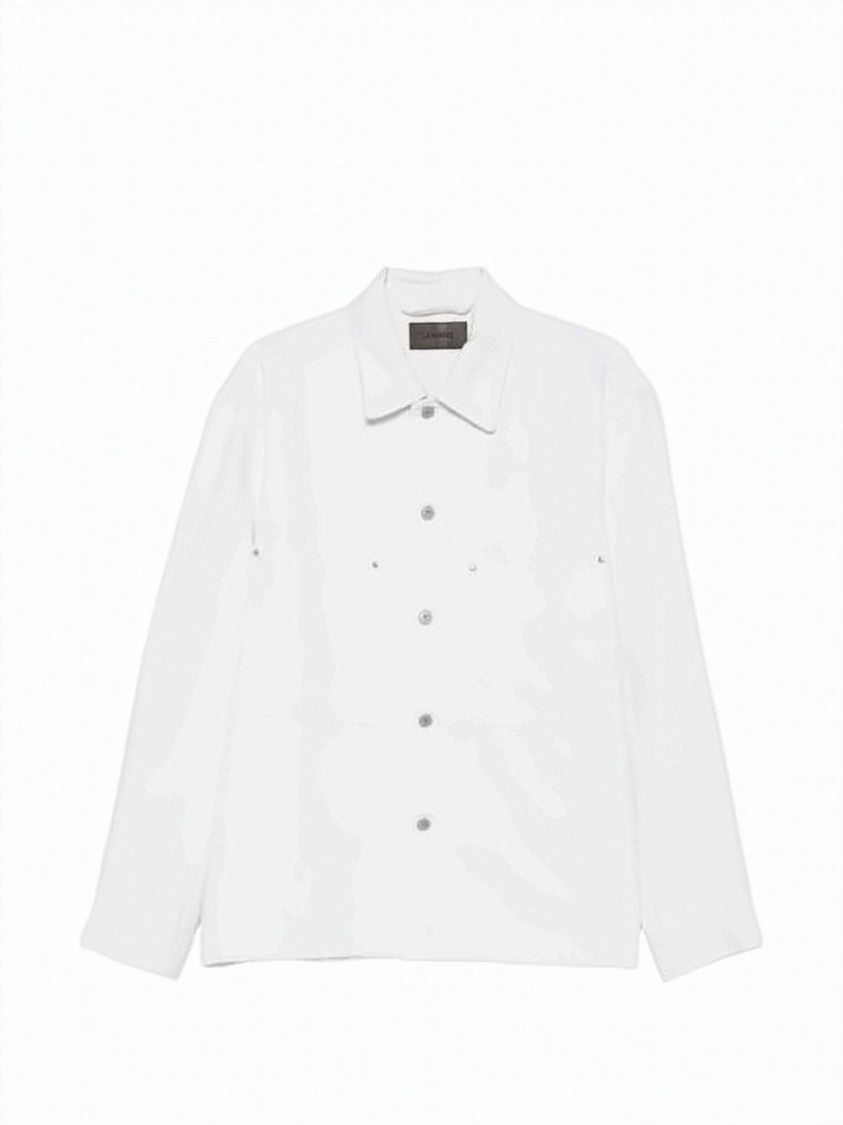 Lemaire Structured White Cotton Jacket
