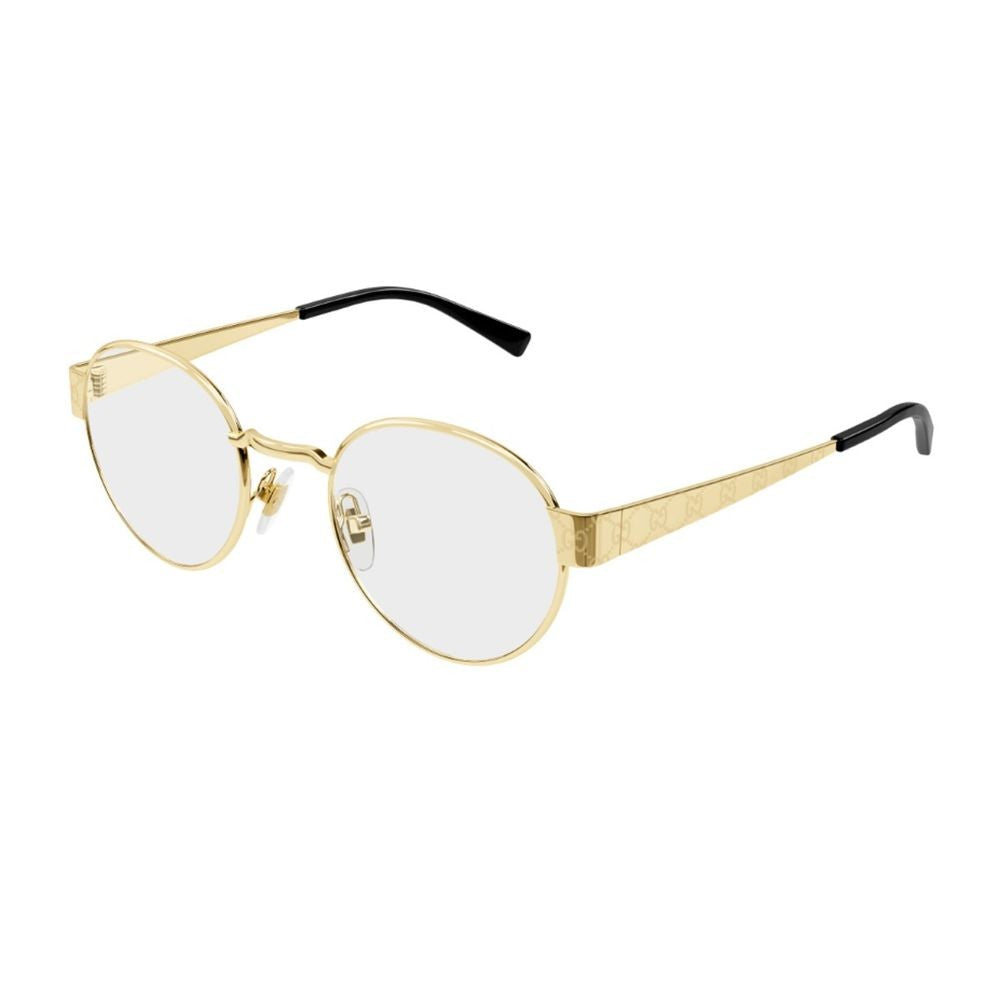 Gucci Gg1855o Sign Line Gold Metal Pantos Shaped Optical Frames