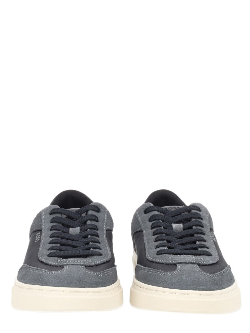 Boss Kieran Smooth Suede Cowhide Leather Sneakers