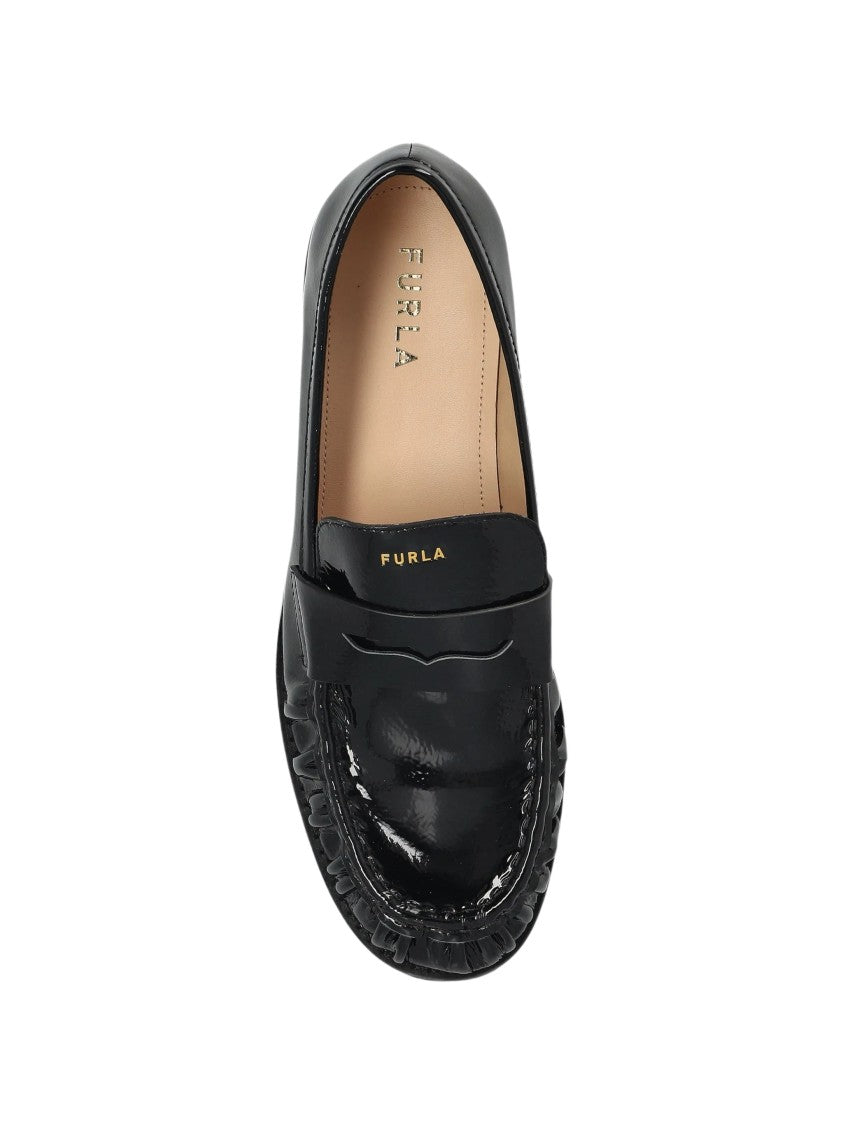 Furla Soft Leather Loafers