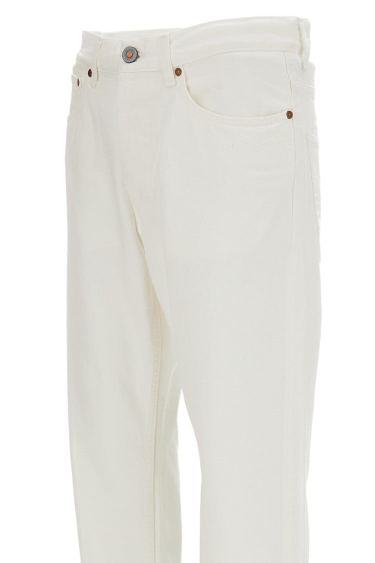 Tela Genova White Rodolfo/4F Selvedge Cotton 5-Pocket Jeans