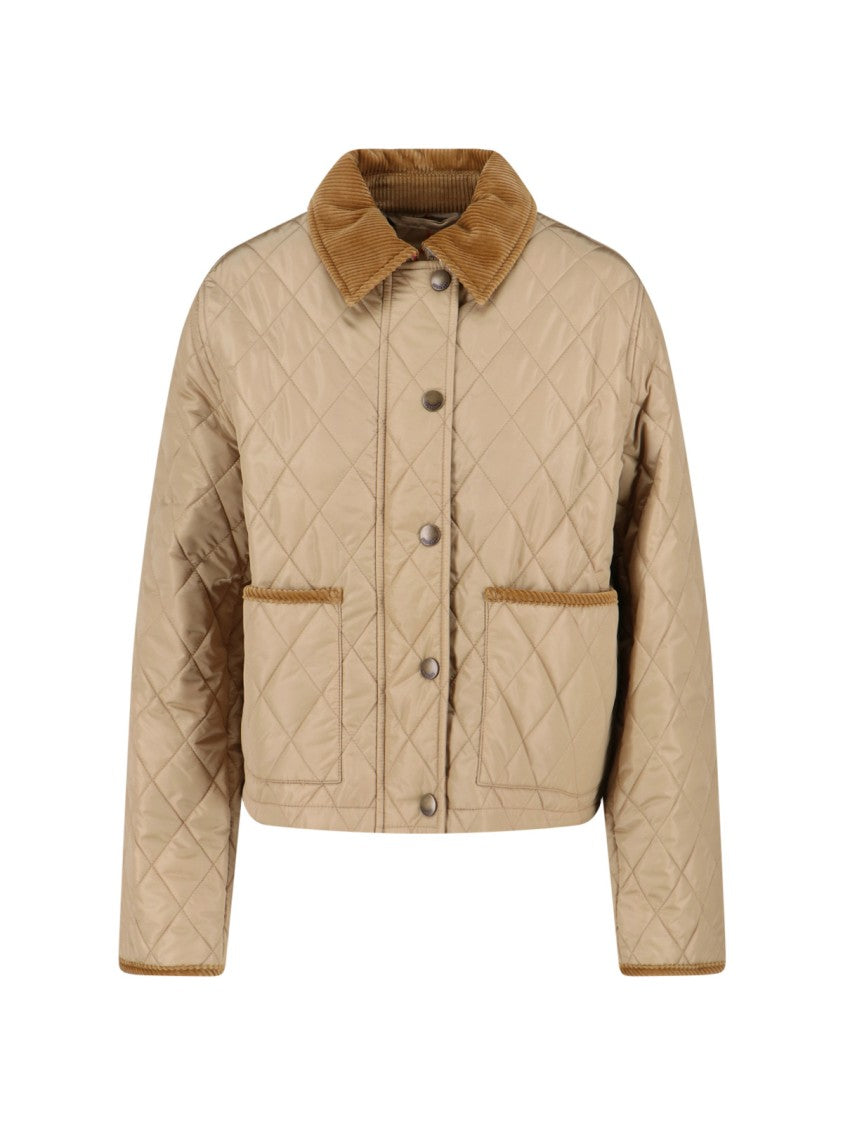 Burberry Quilted Jacket – Beige