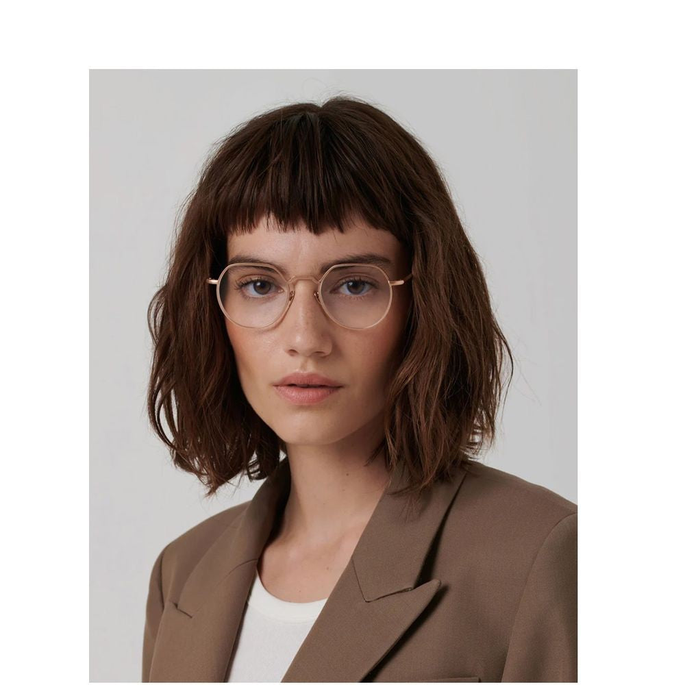 Ahlem Place Dauphine Rose Gold Oval Eyewear