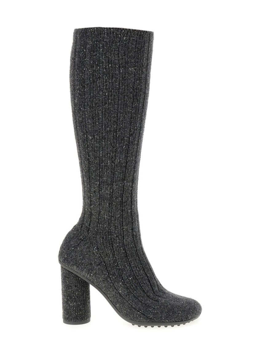 Bottega Veneta High-Heeled Atomic Boot With Refined Silhouette