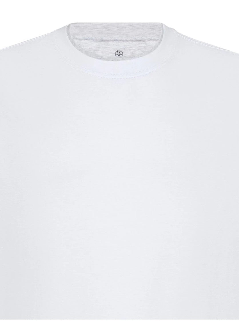 Brunello Cucinelli White Cotton T-Shirt