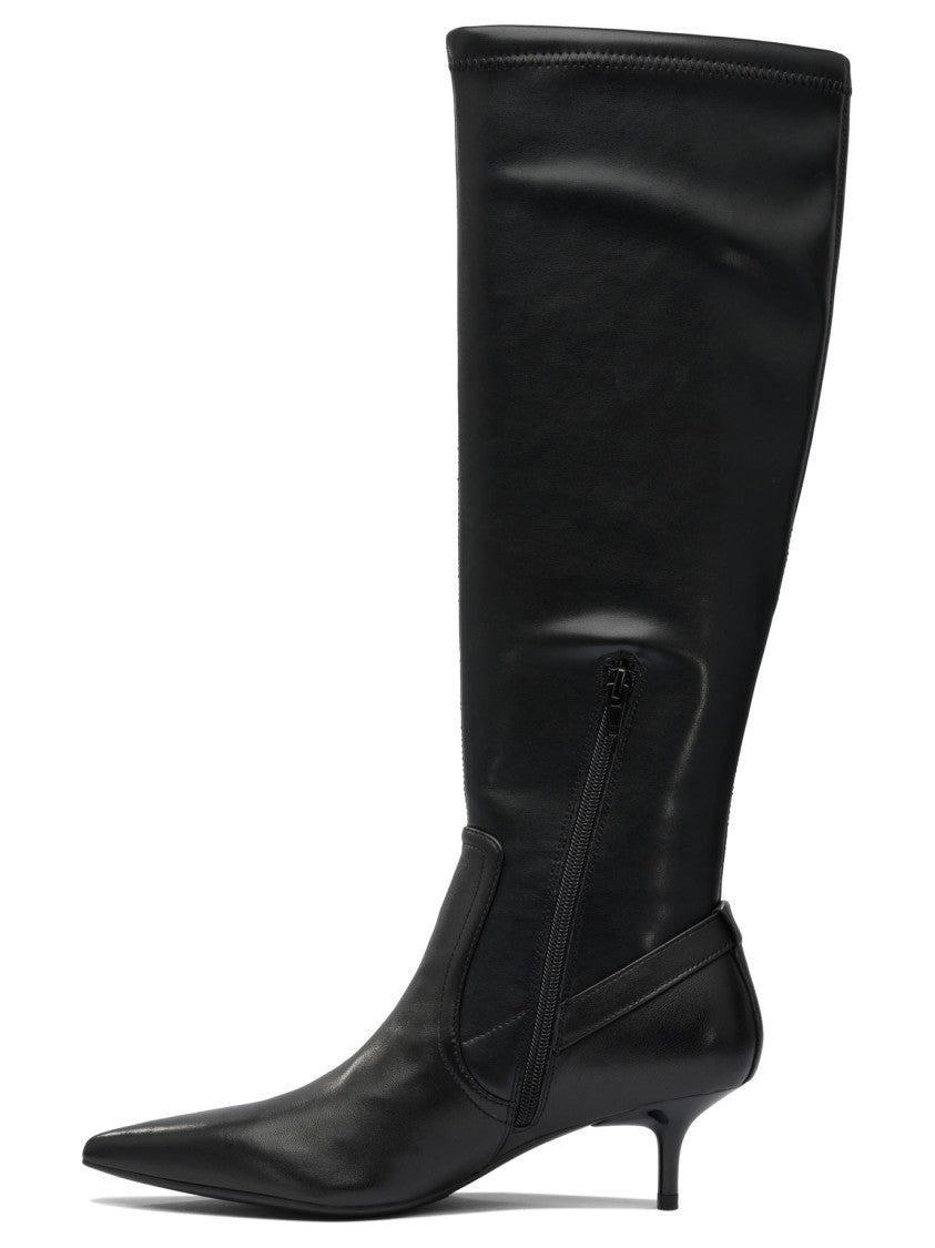 Pinko Leather Ankle Boots
