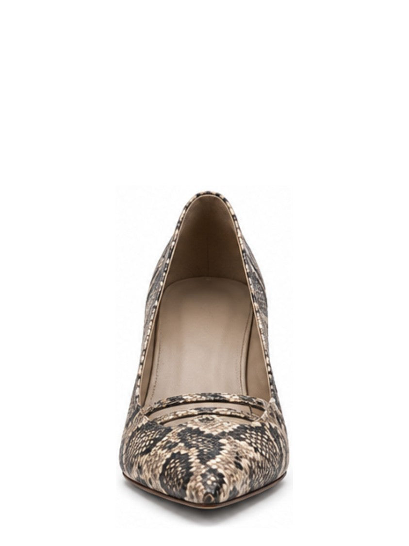 Gia Borghini Multicolor Snakeskin-Effect Leather Gigi Pumps