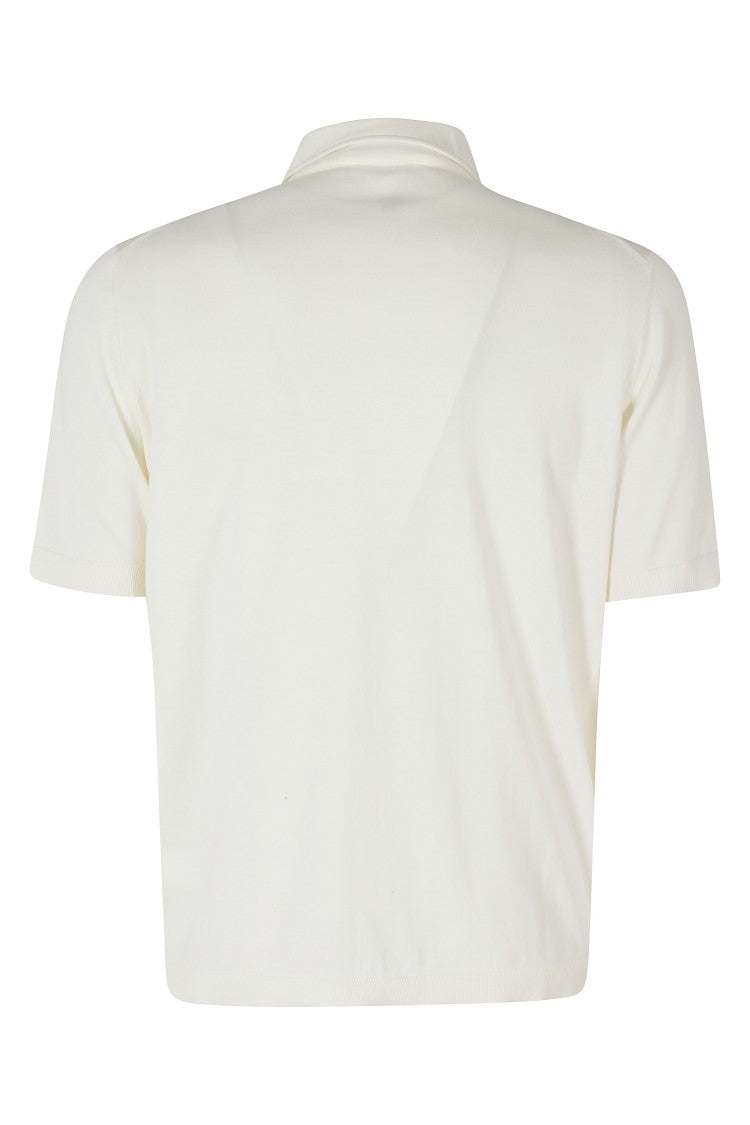 Kangra Butter Short Sleeve Cotton Sweater Polo Shirt