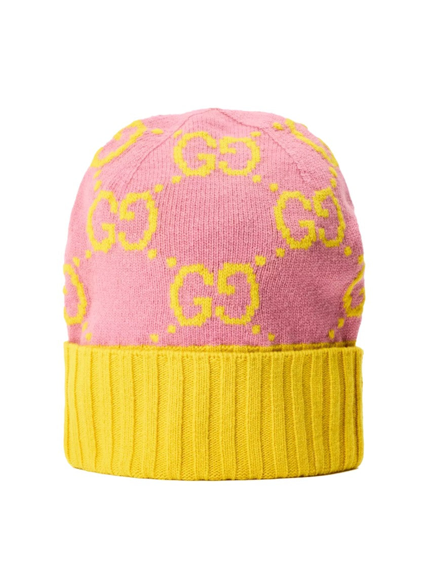 Gucci Gg Monogram Wool Beanie