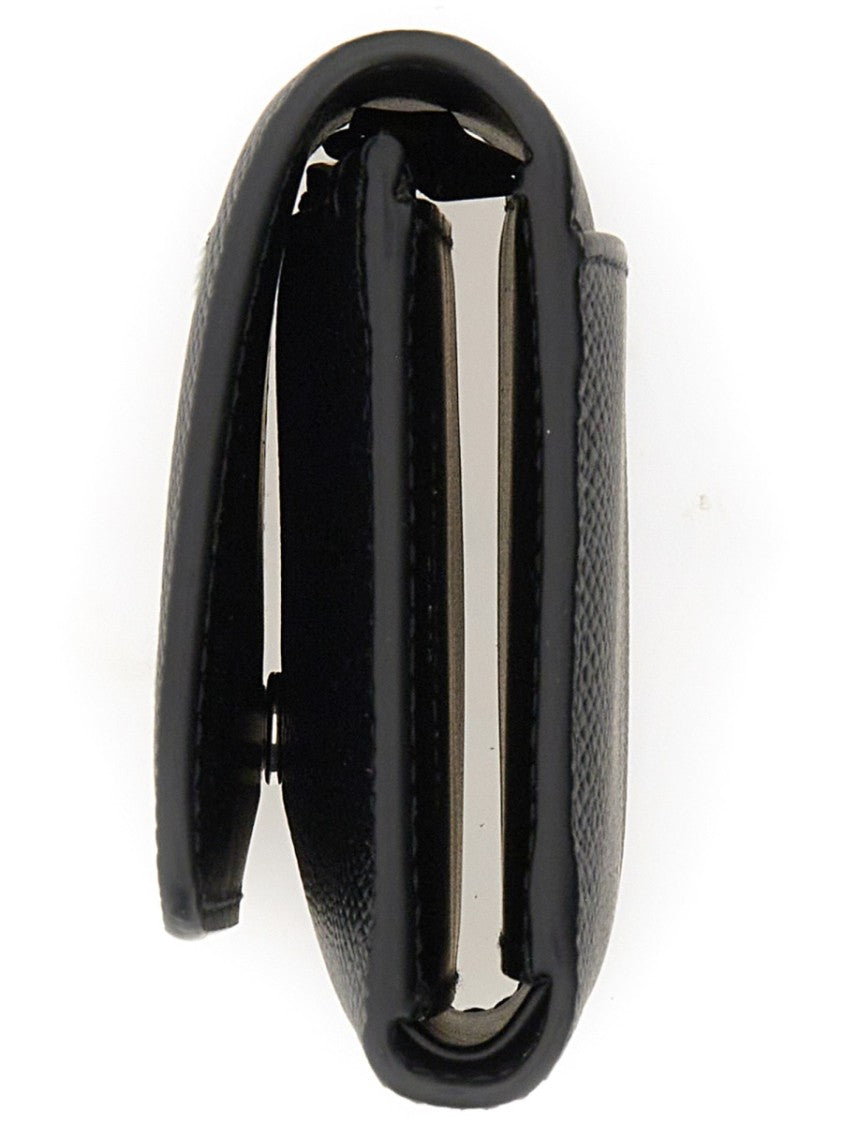 Maison Margiela Neutrals Four Stitches Textured Bifold Wallet