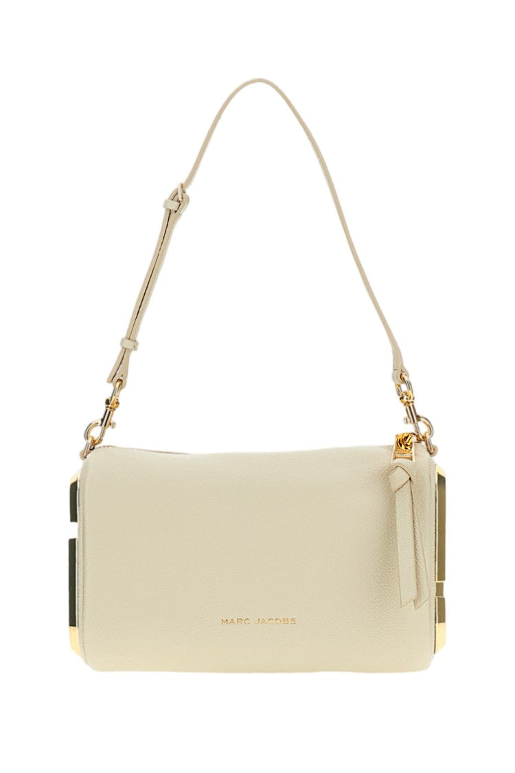 Marc Jacobs White Snapshot Leather Shoulder Bag