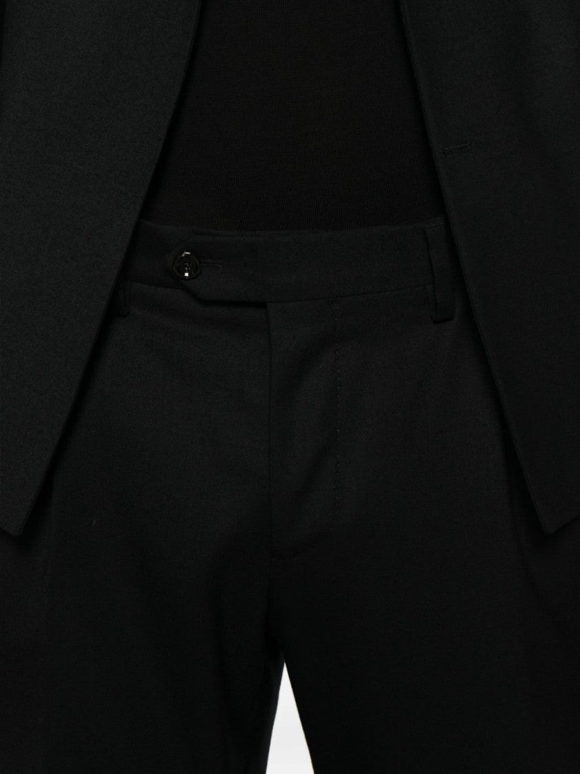 Lardini Double-Breasted Virgin Wool Blend Suit