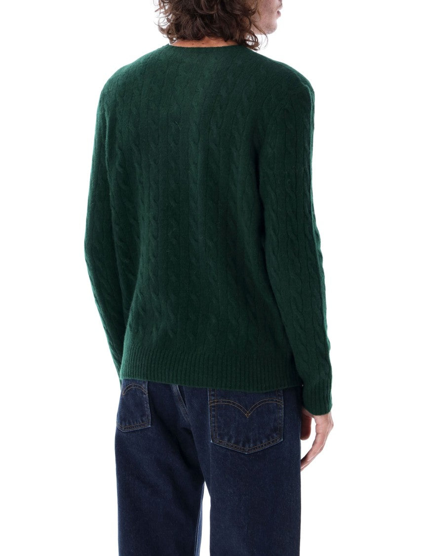 Polo Ralph Lauren Cable Knit Sweater With Braided Pattern